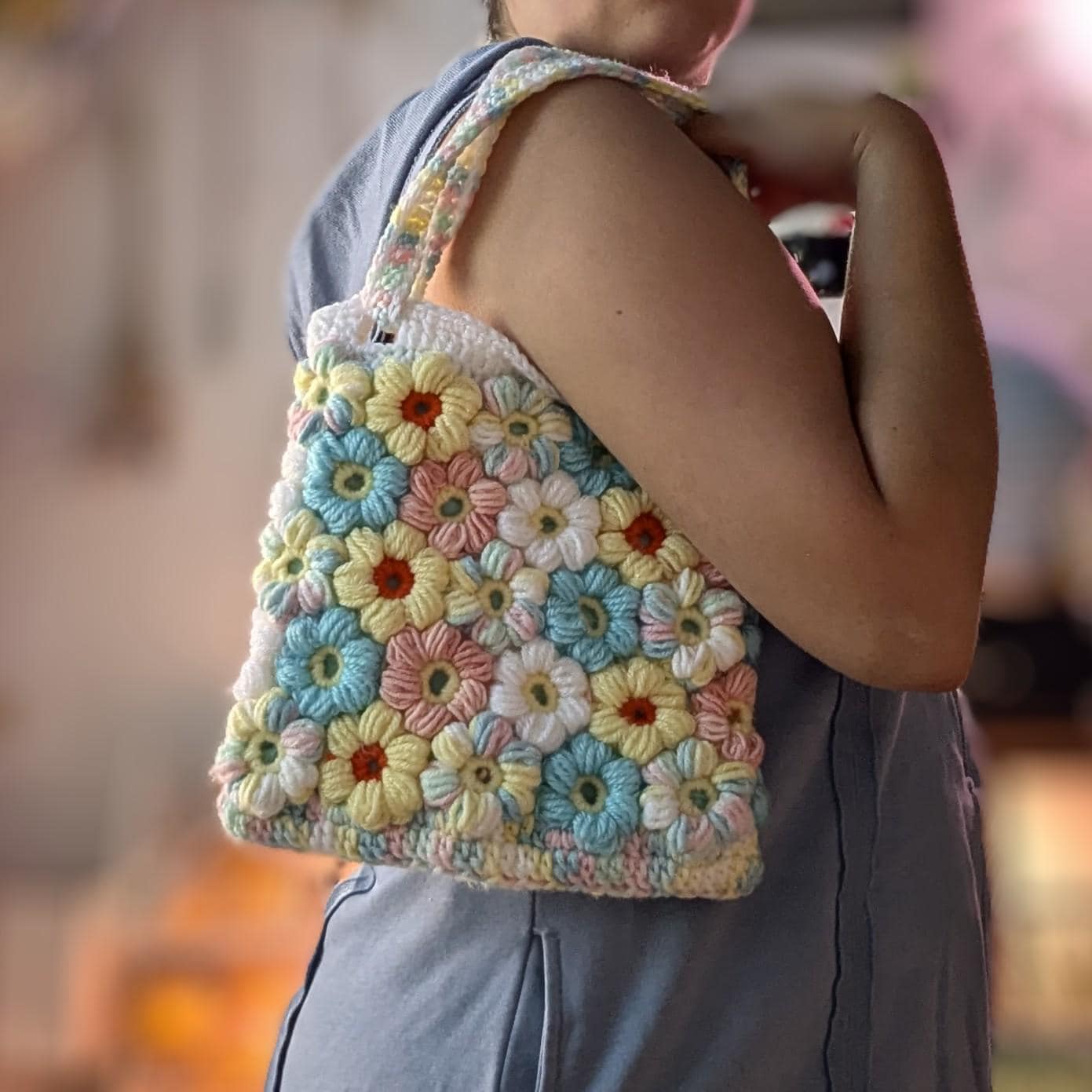 Flower Purse (with convertible strap)