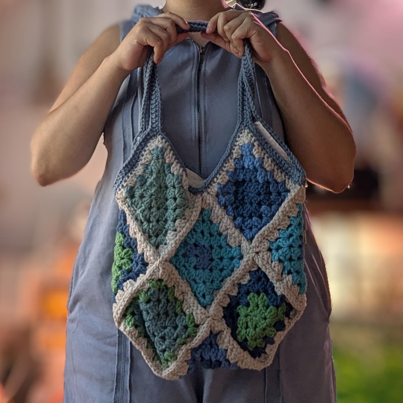 Bay Granny Square Tote