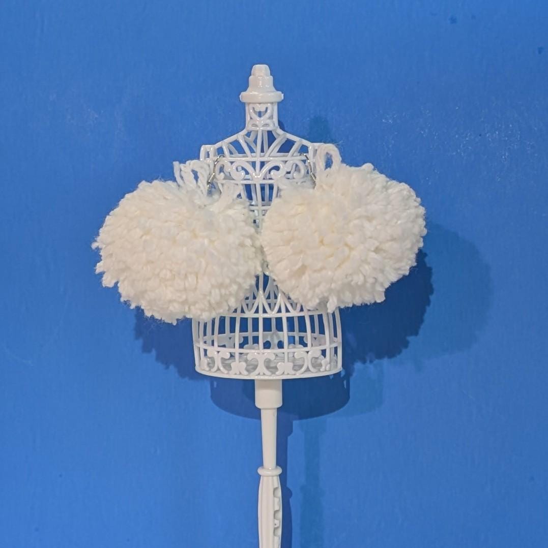 Fluffy Pom-pom Earrings