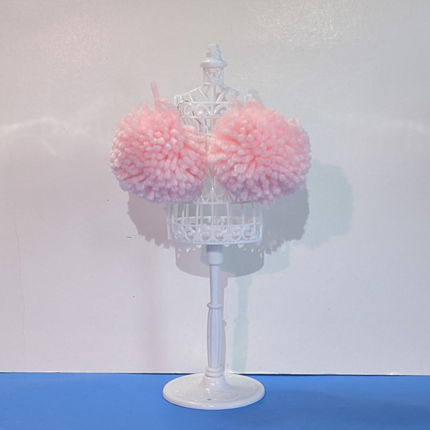 Fluffy Pom-pom Earrings