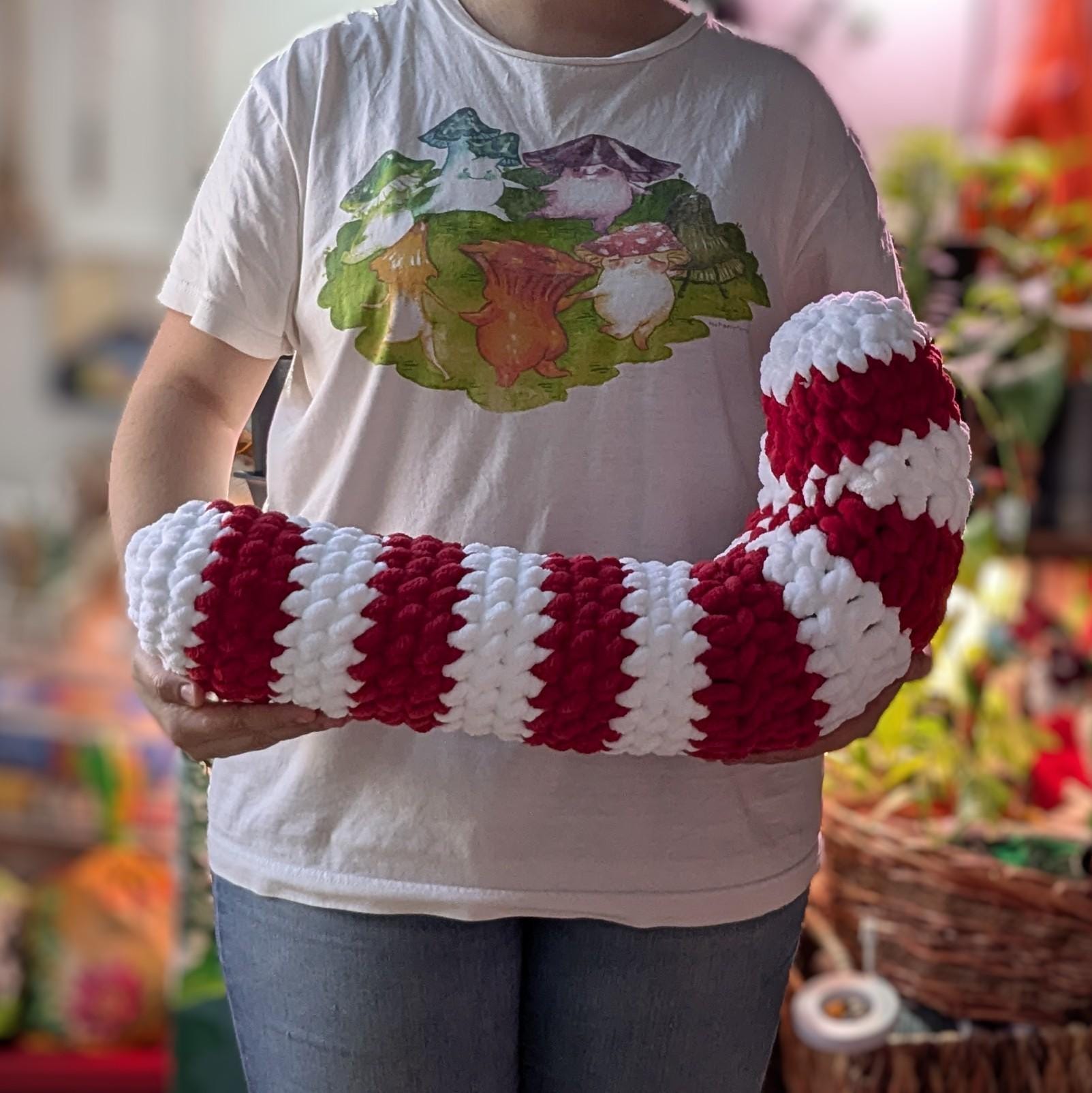 Candy Cane Pillow