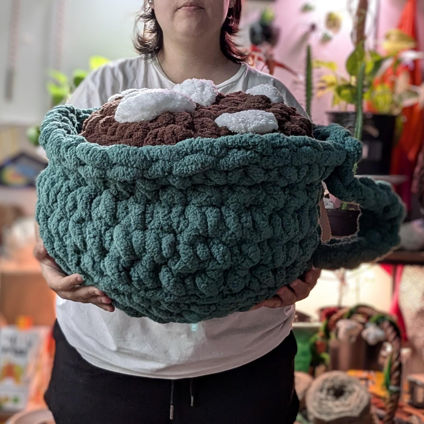 GIANT Hot Chocolate Pillow