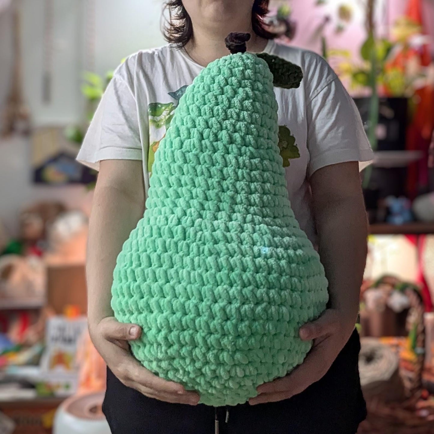 GIANT Pear Pillow