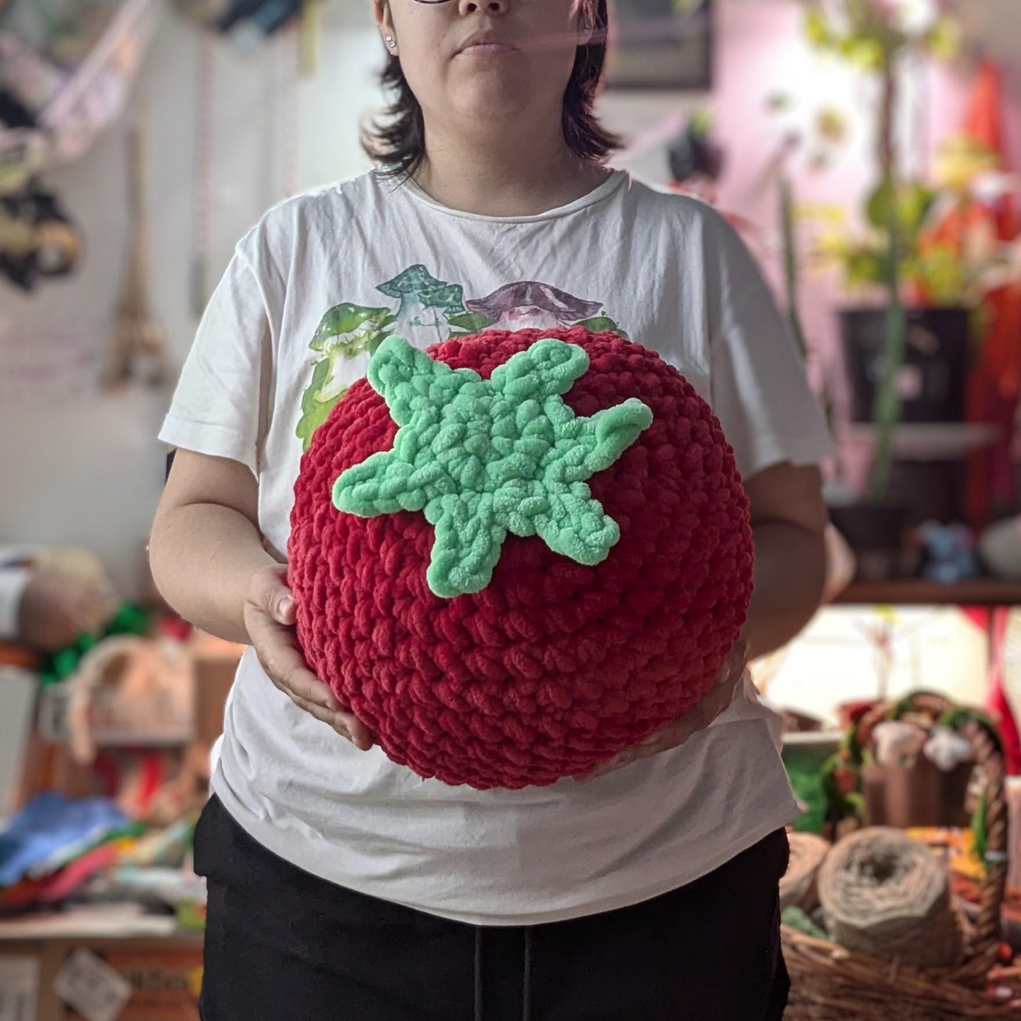 GIANT Tomato Pillow